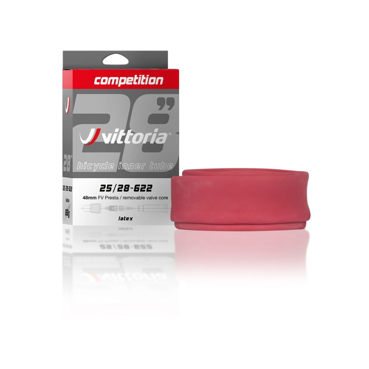 Vittoria Competition Latex Slange 700x19-23c - Presta 51mm