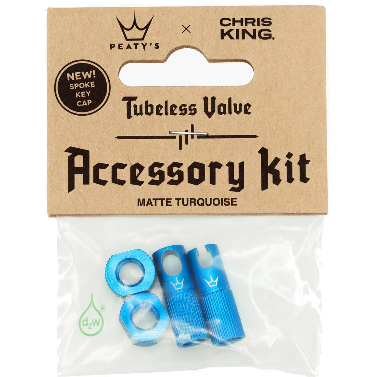 Peaty's x ChrisKing Tubeless Valves Kit - Turquoise