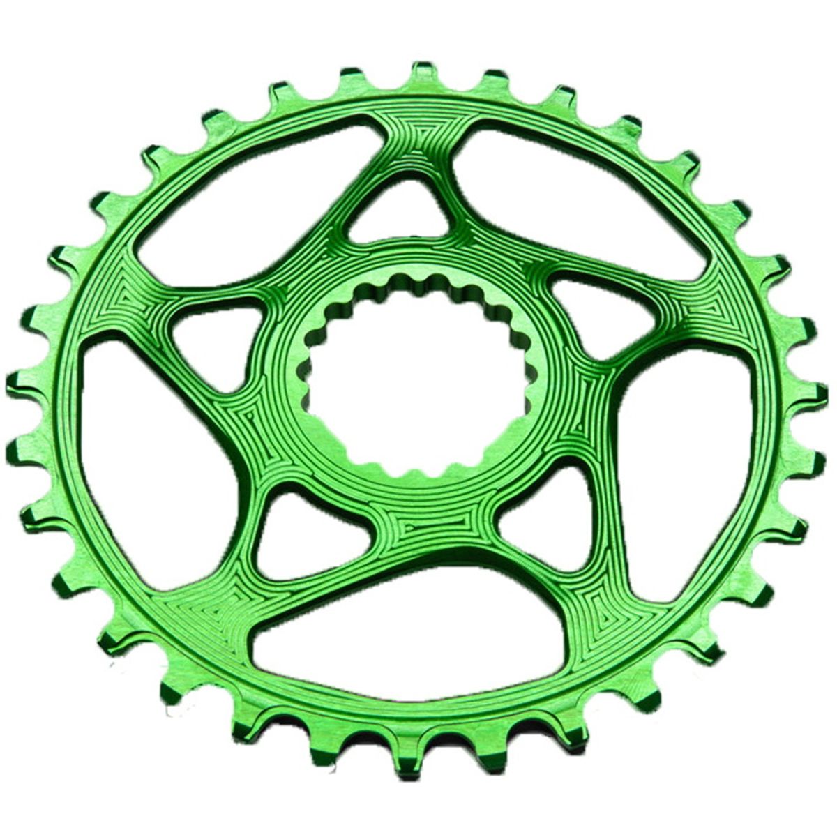 AbsoluteBlack Chainring Direct Mount Singlespeed 30T - (1x10/11/12) (Cannondale) - Grøn