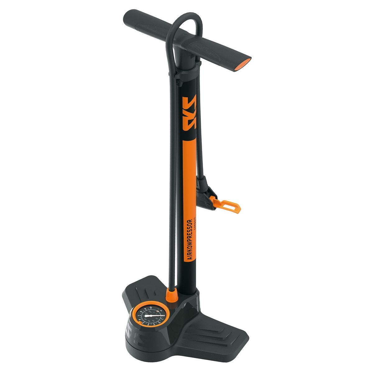 SKS Airkompressor Compact 10.0 Fodpumpe 10bar/144psi - Sortorange