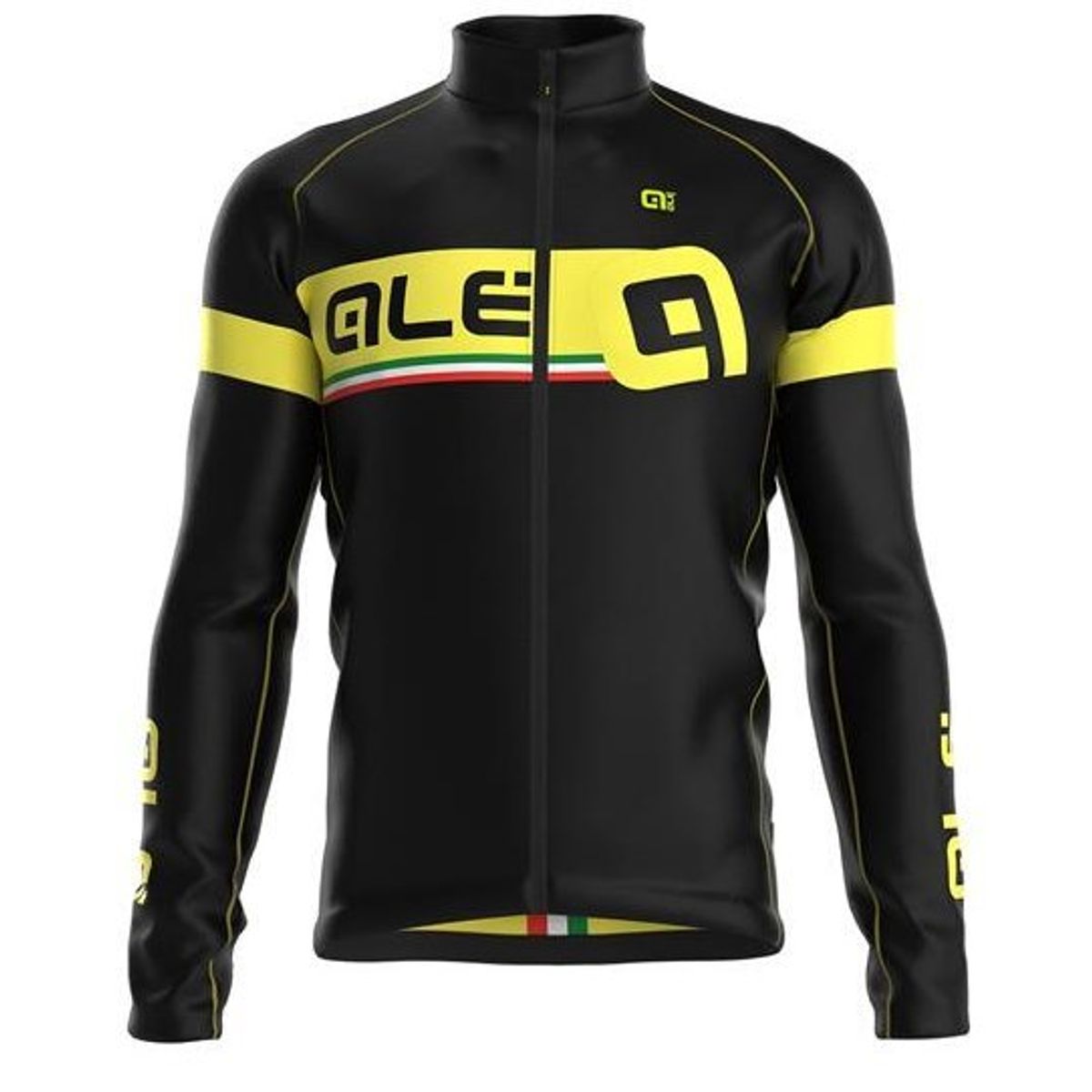 Alé Langærmet Jersey Ultra Graphics, Sort/Gul