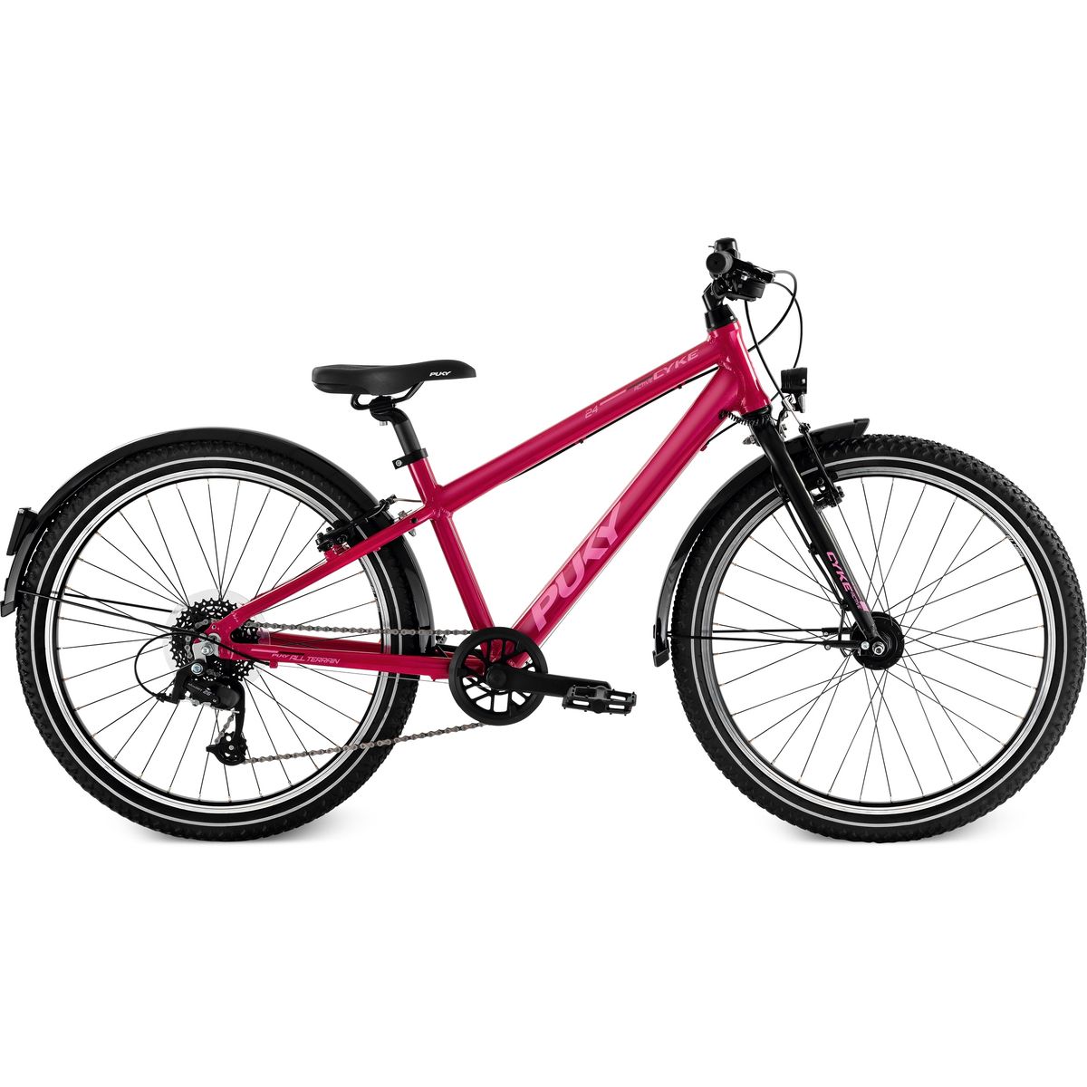 PUKY Cyke 24-8 Active 24" - Berry/Black