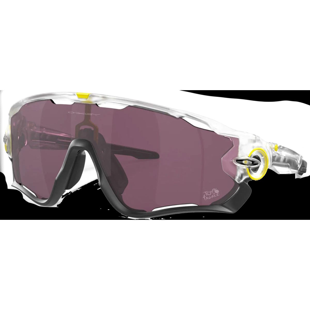 Oakley Jawbreaker Matte Clear - Prizm Road Black (Tour De France)