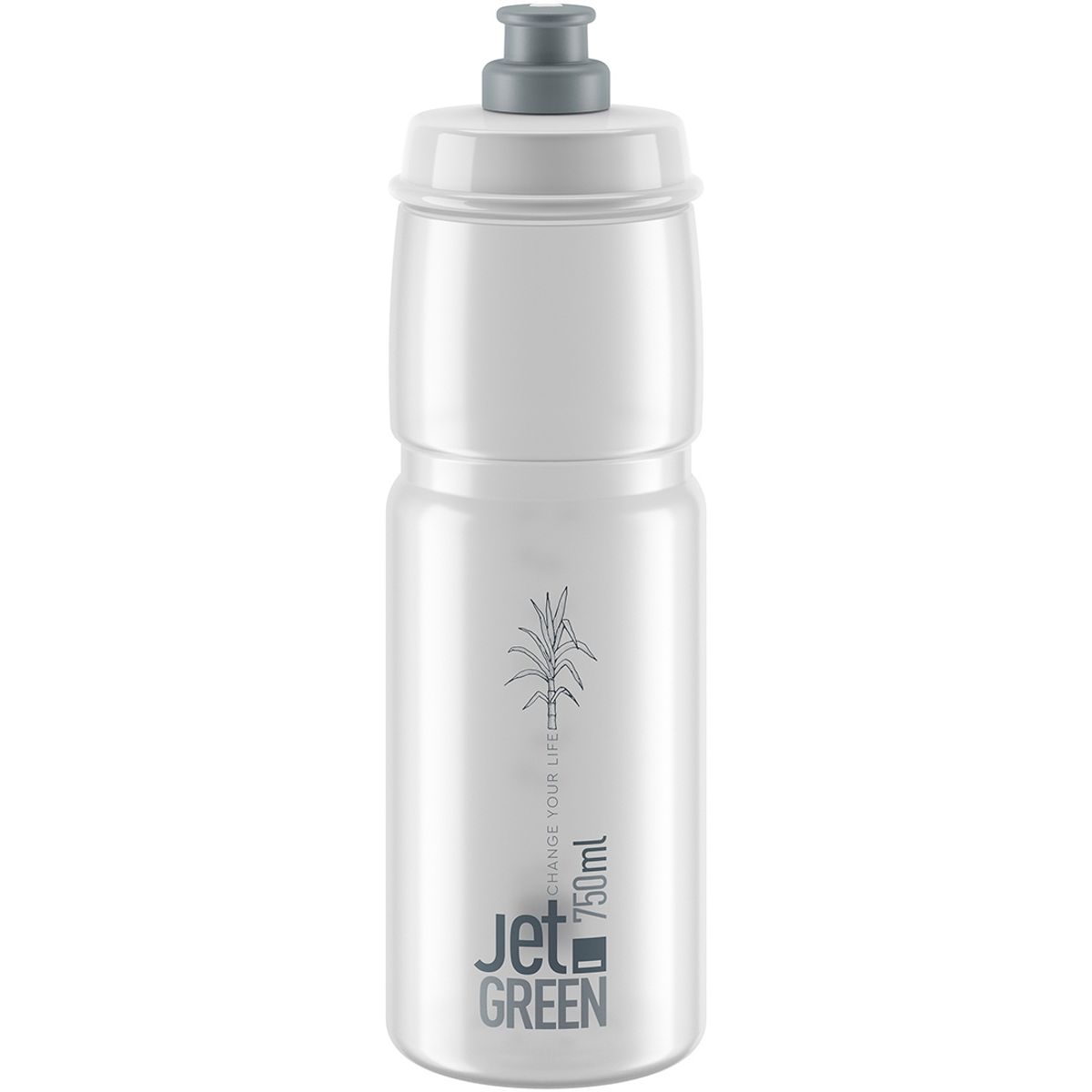 Elite JET Green Drikkedunk - 750ml - Clear Grey