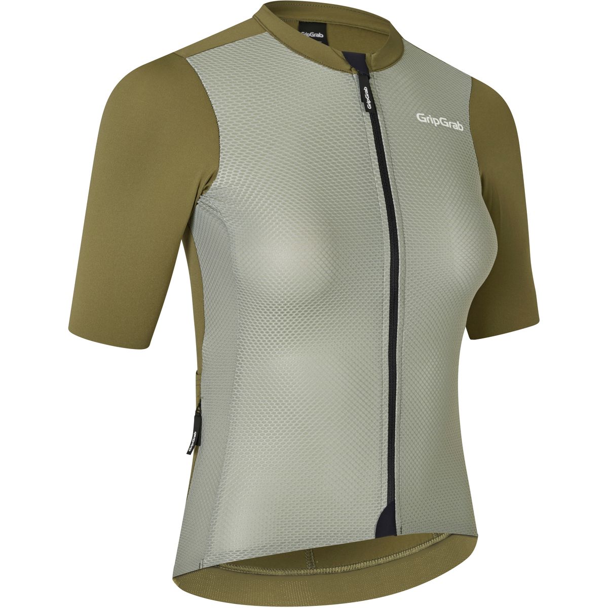 GripGrab Women's Airflow Kortærmet Letvægts Cykeltrøje - Olive Green