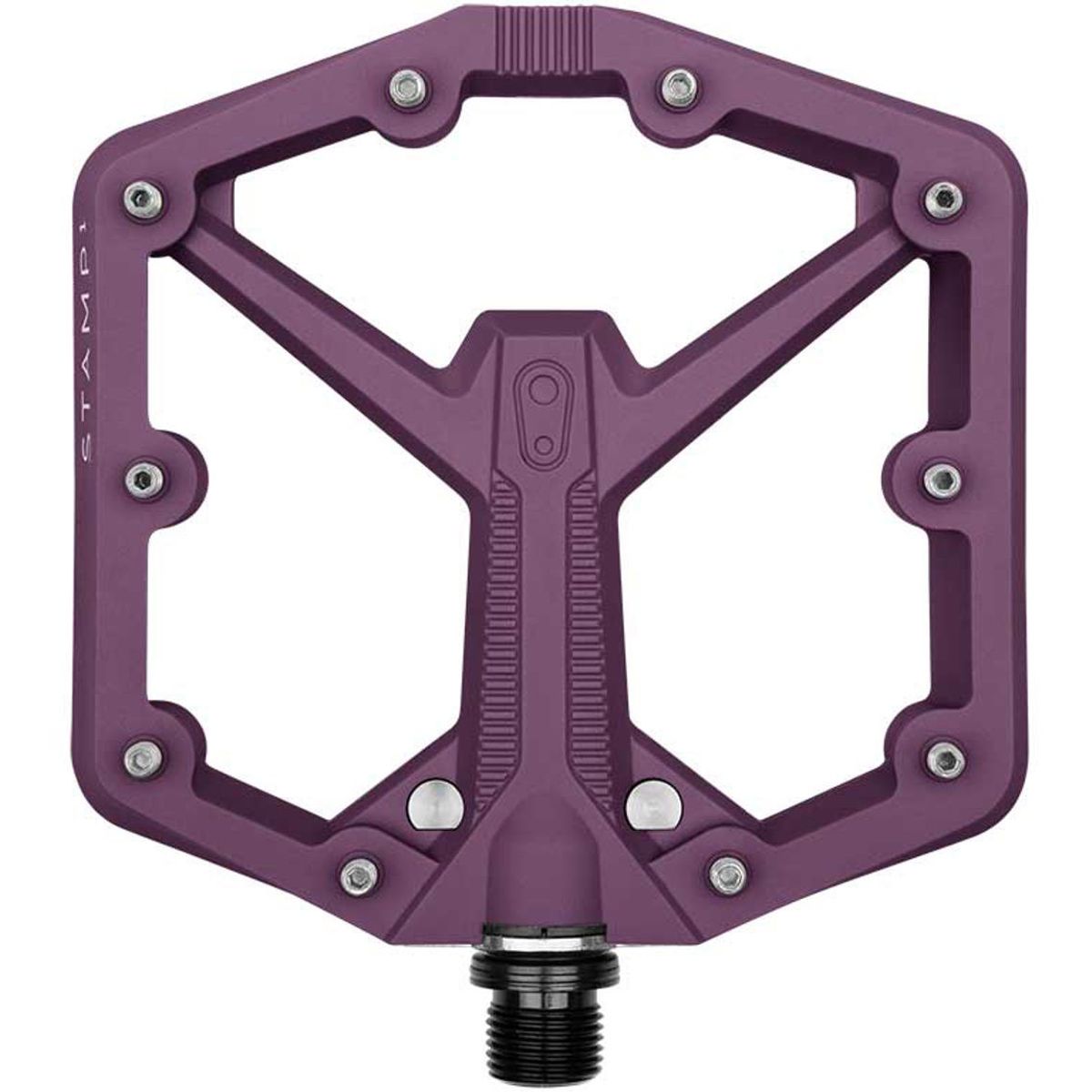 CrankBrothers Flat Pedal Stamp 1 - Lilla - Black (Gen. 2)