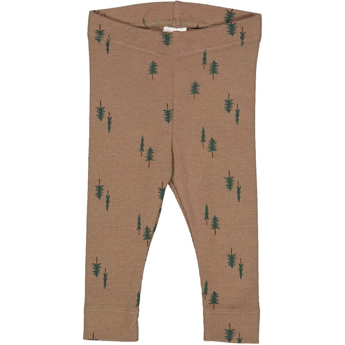 Pine leggings med grantræer - Shade/ Balance green/ Bark - 56