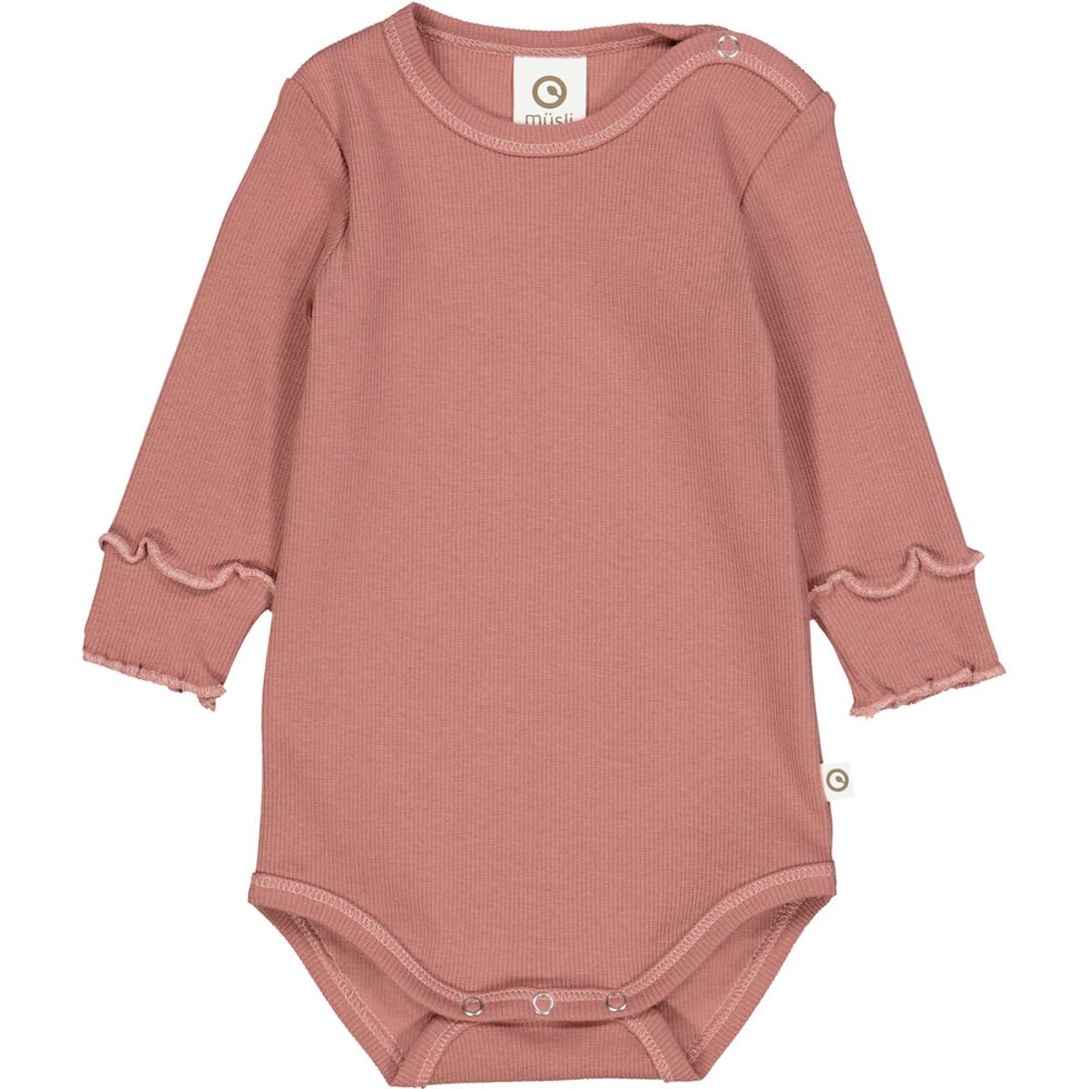 Cozy me rib body med flæser - Daydream - 56