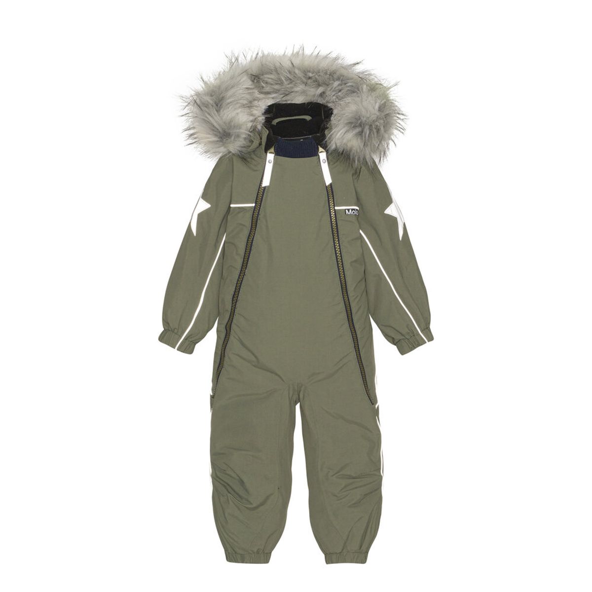 Pyxis Fur flyverdragt - Dusty Green - 80