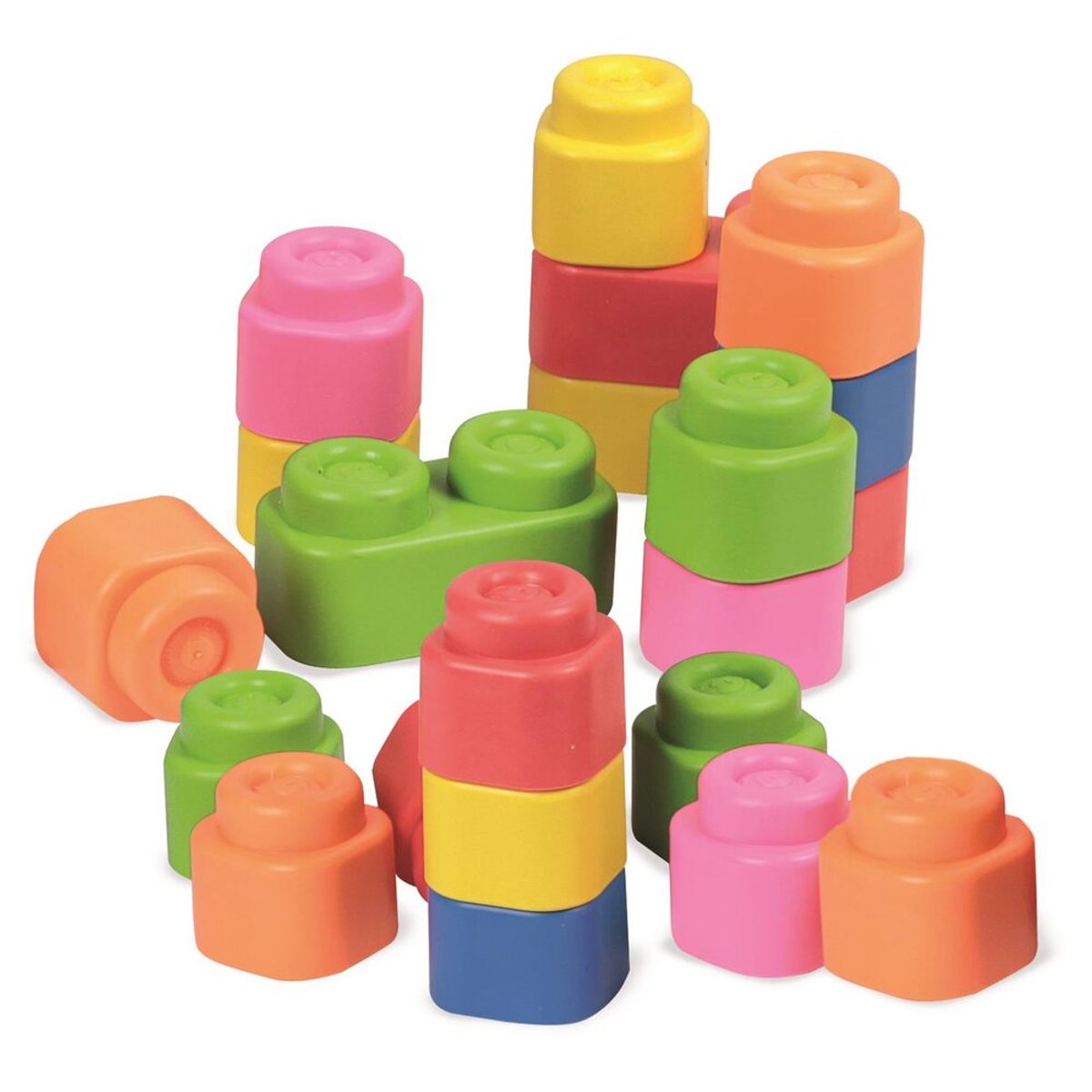 Soft stacking blocks - BAG 48 PCS