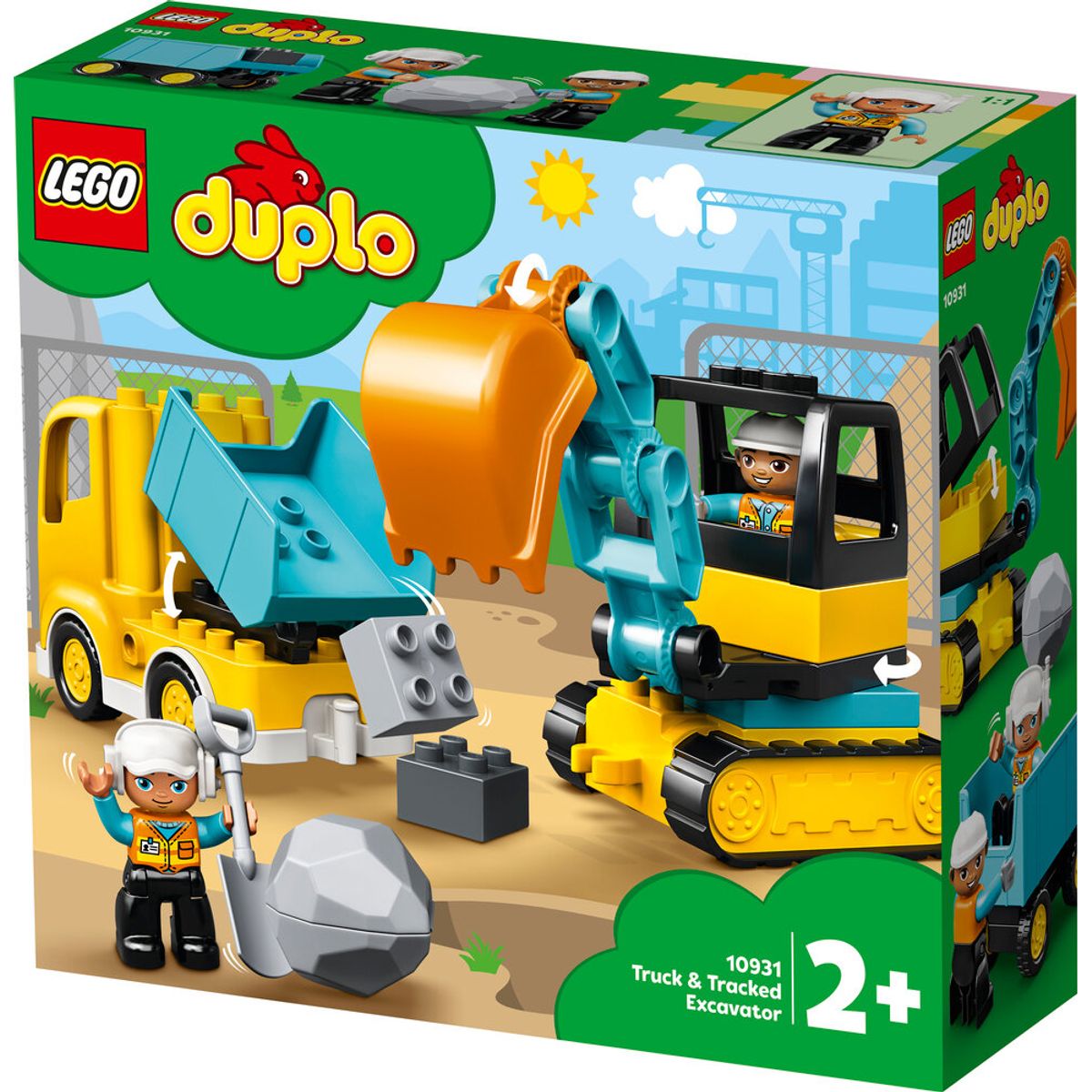 Lastbil og gravemaskine på larvefødder 10931 LEGO ® DUPLO ®