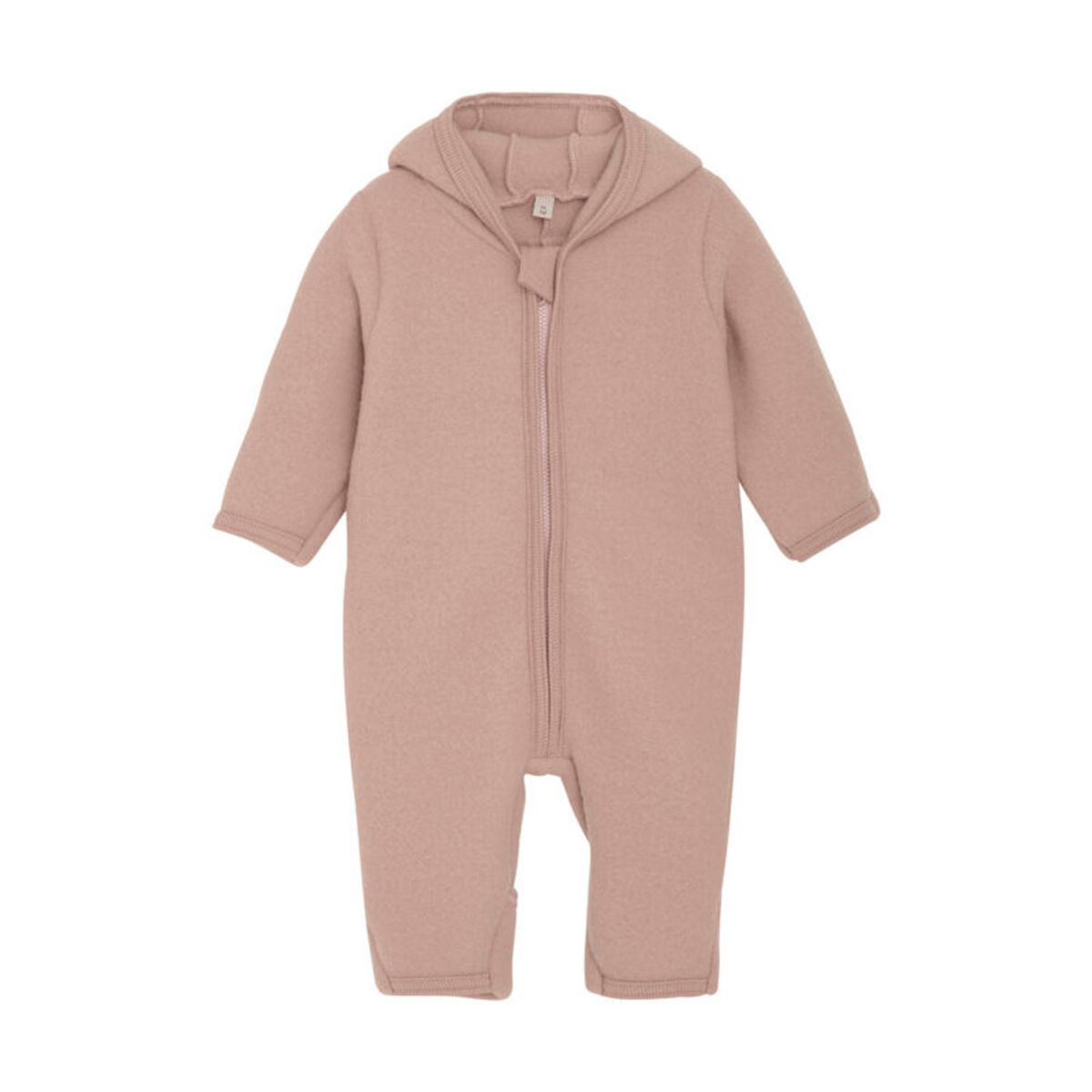 Køredragt m. ører Uld Fleece - Mahogany Rose - 56