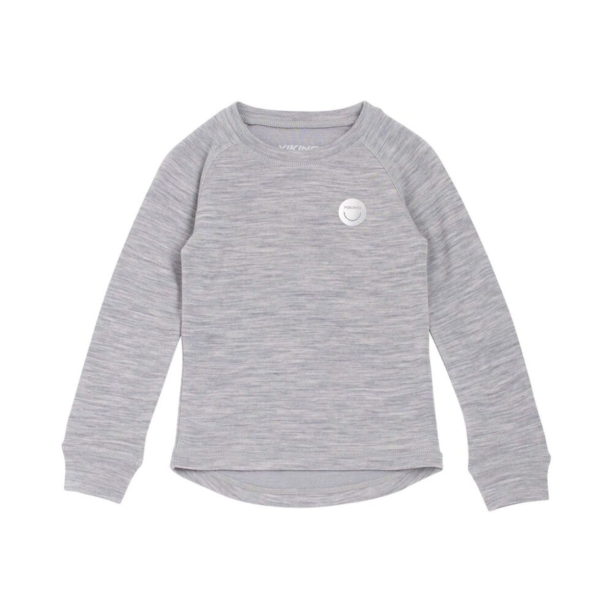 Soft Baselayer Merino Top - Grey/Light Grey - 110