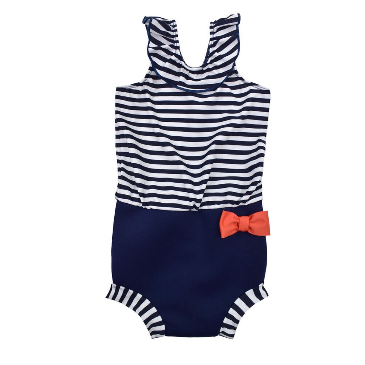 Happy nappy costume - Navy stripe - 3-8 MDR.