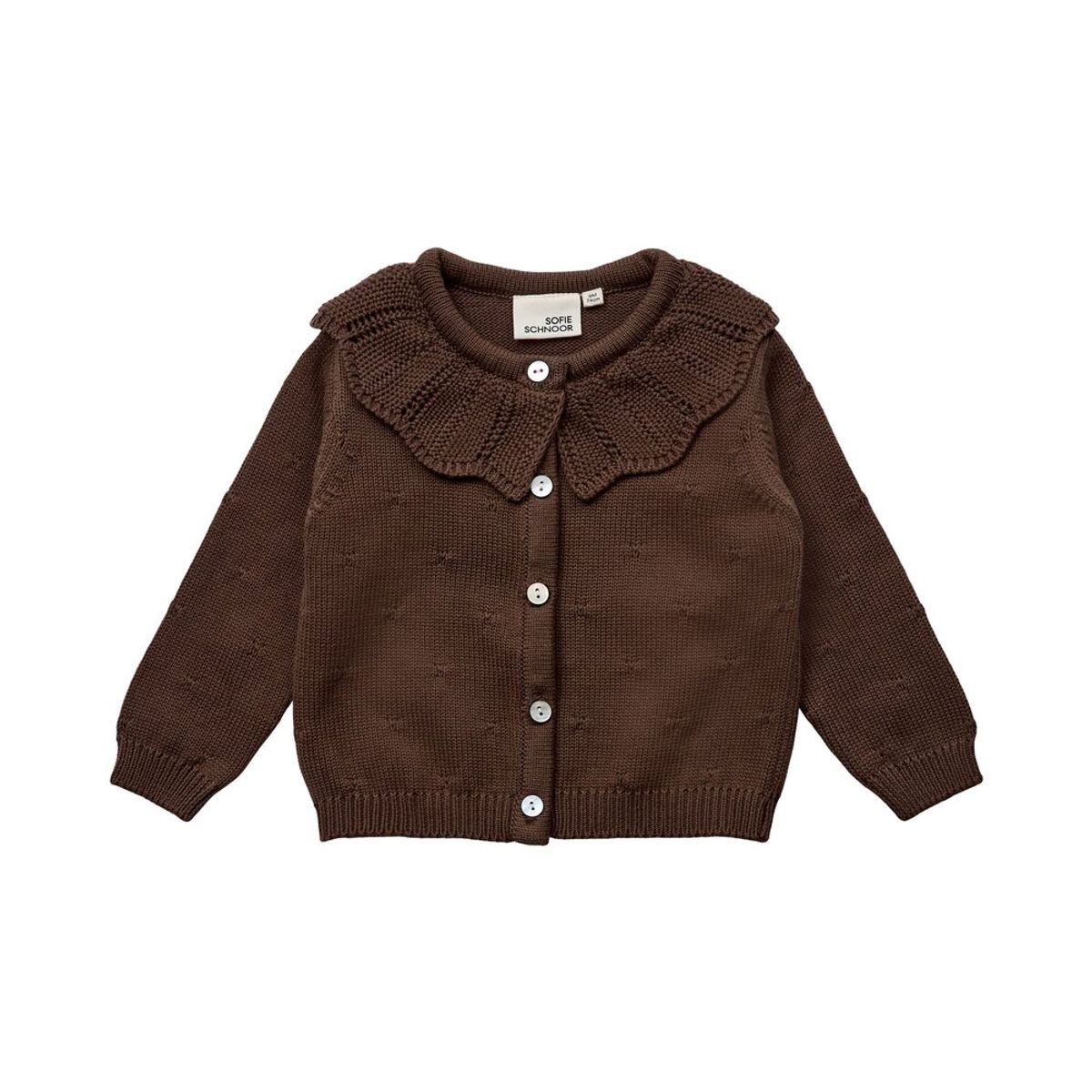 Cardigan - Chocolate brown - 98