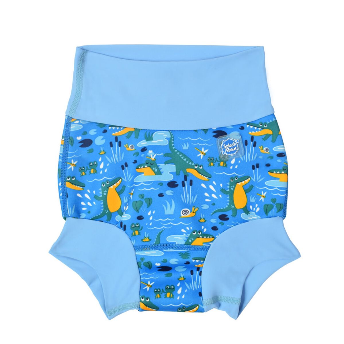 Happy nappy - Crocodile swamp blue - 12-24 MDR.