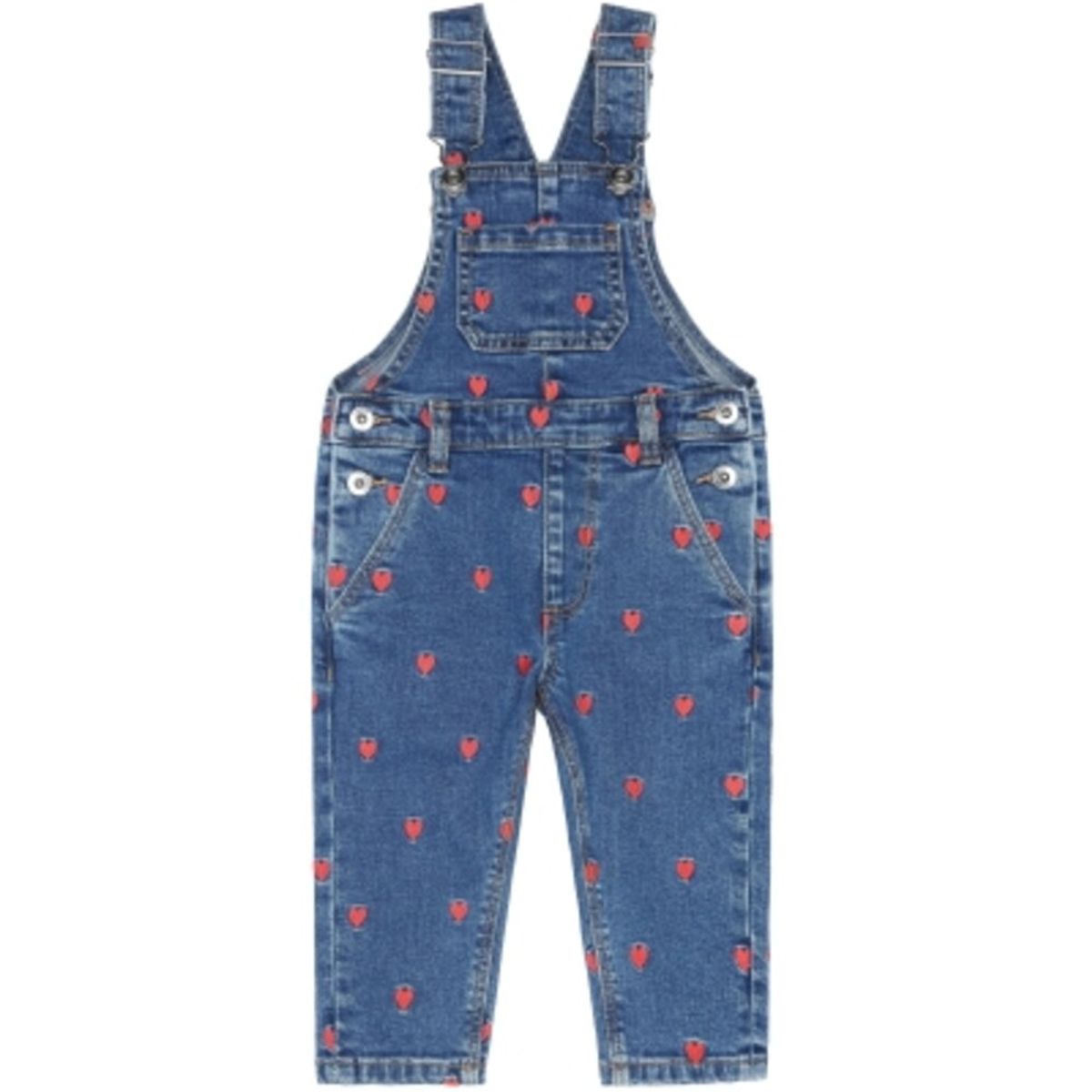 Lovia Denim overalls -MEDIUM BLUE DENIM WASH - 98