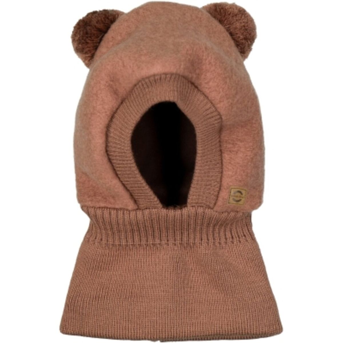 Uld Balaclava w Strik - BURLWOOD - 50/56