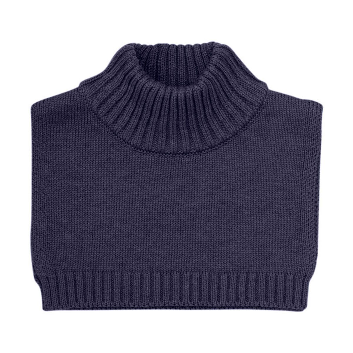 Halsvarmer - Knitted - Navy - 6-10 ÅR