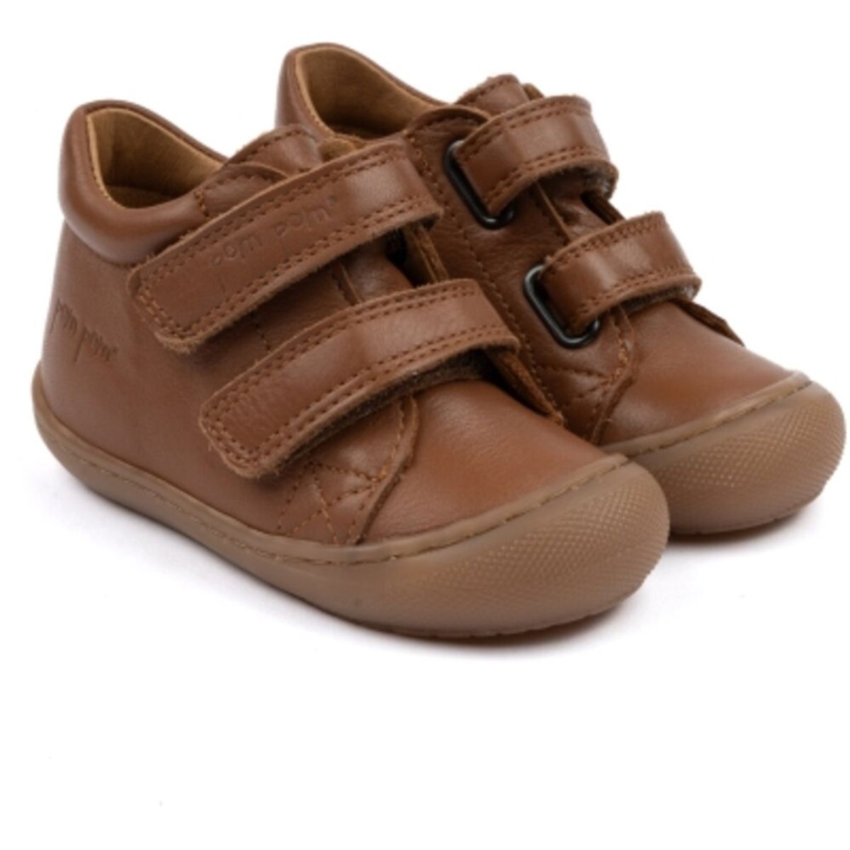 Sport velcro sko - DARK CAMEL - 22