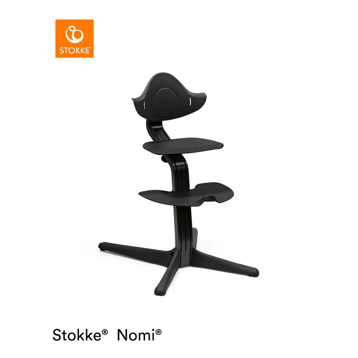 Stokke Nomi Stol - Black/Black