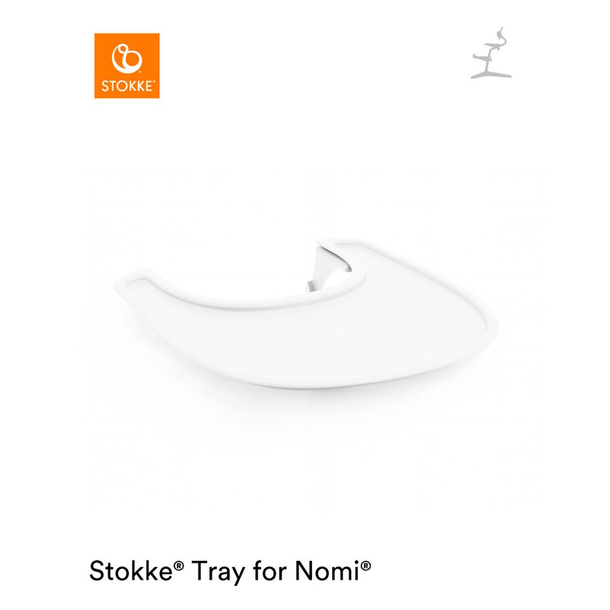 Stokke Tray til Nomi - white