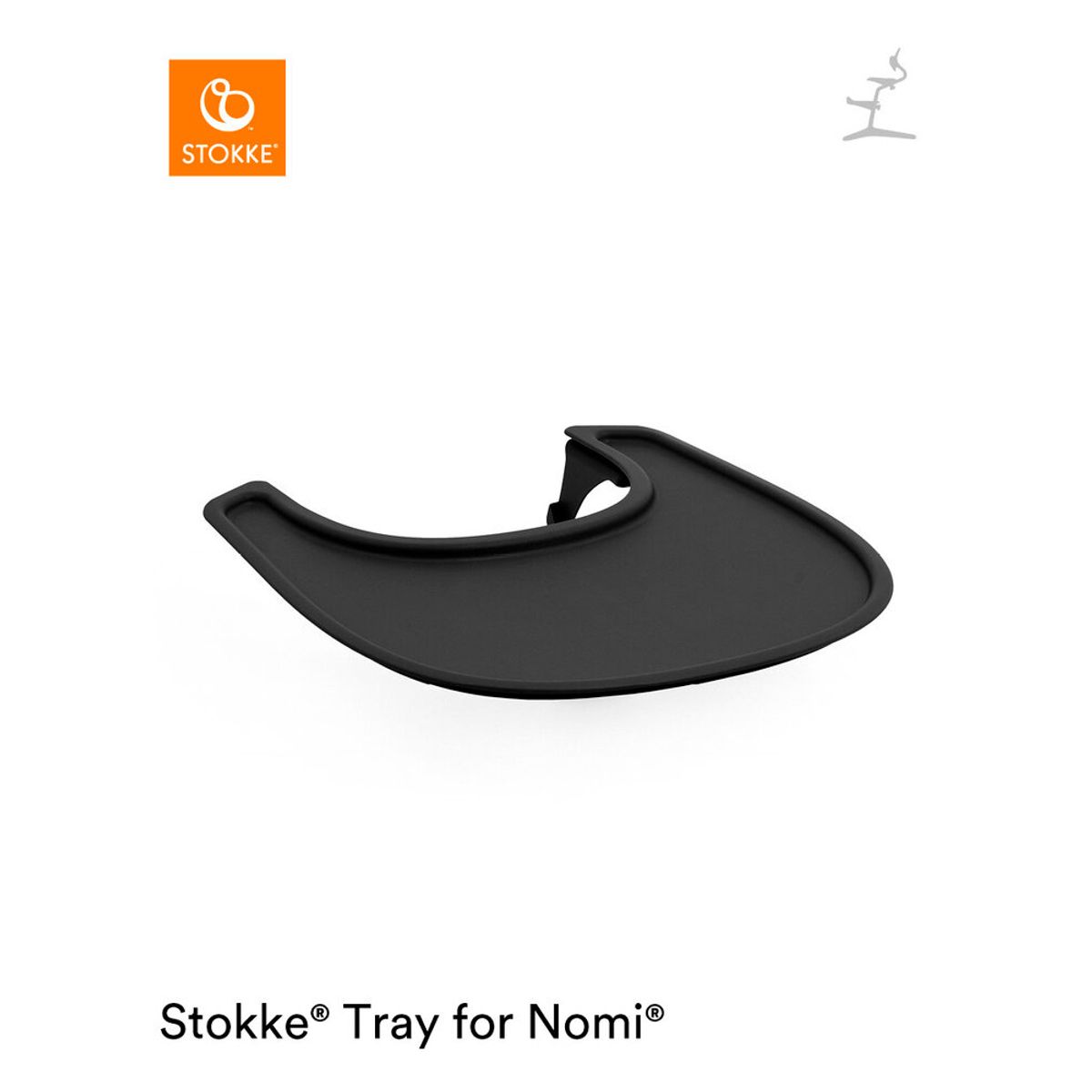 Stokke Tray til Nomi - black