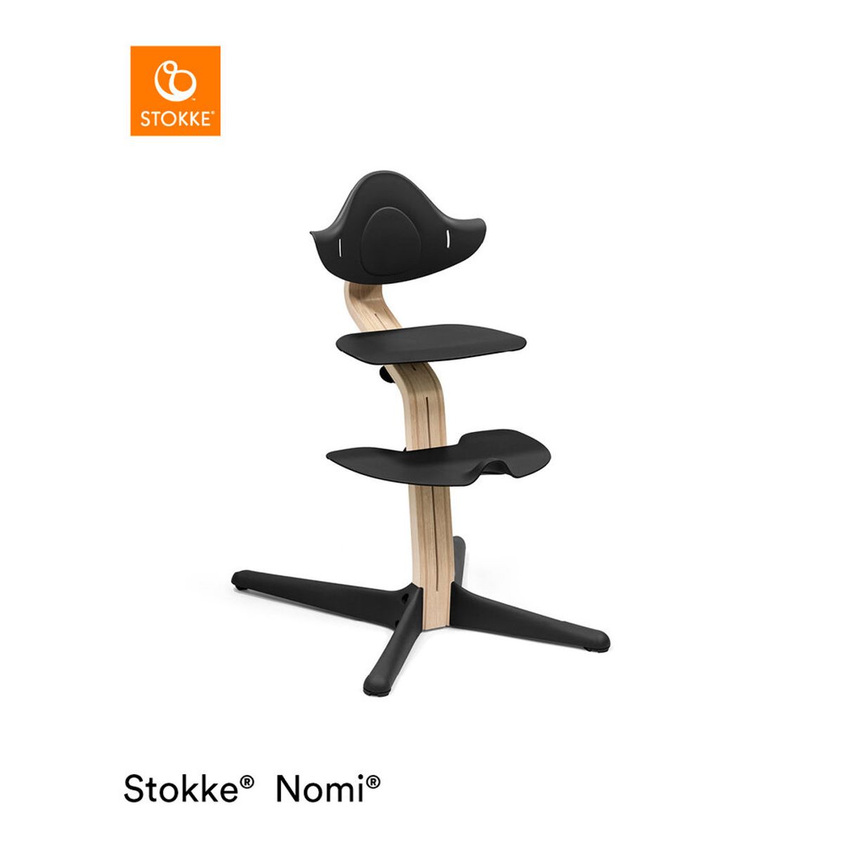 Stokke Nomi Stol - Natural Black