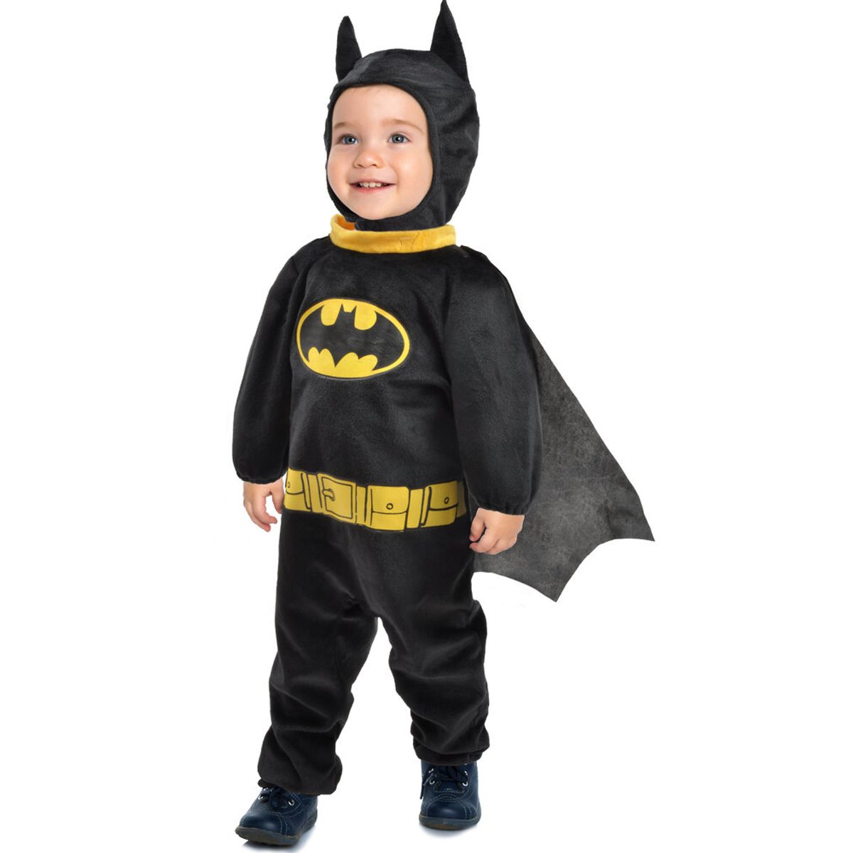 Batman Junior kostume - SORT - 6-12 MDR.