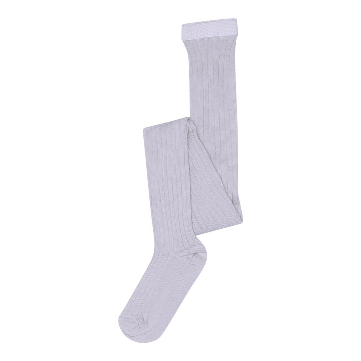 Basic rib strømpebuks - Lavender Sky - 120