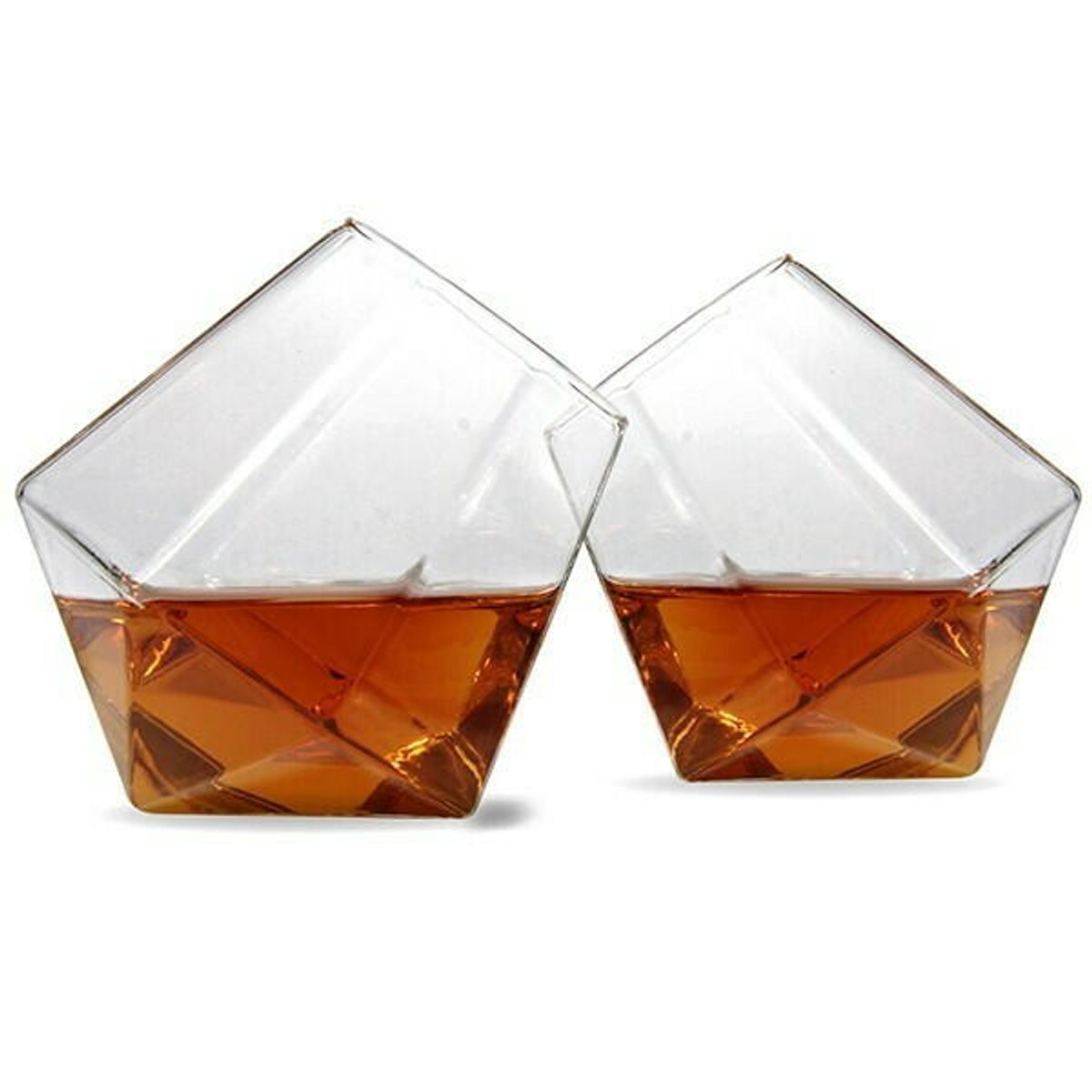 Diamond Whiskey Glas 2stk