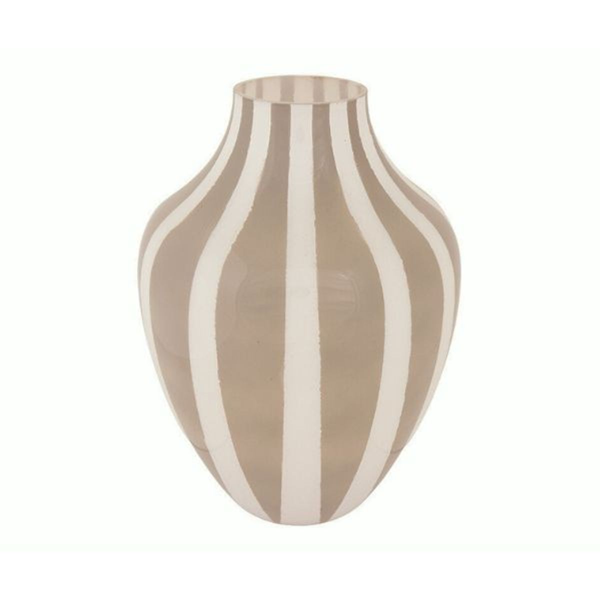 Vase Stribet Home H: 25 Cm, Ø: 18