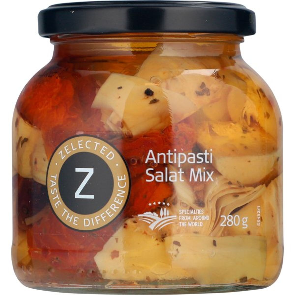 Antipasti Salatmix 280g Zelected