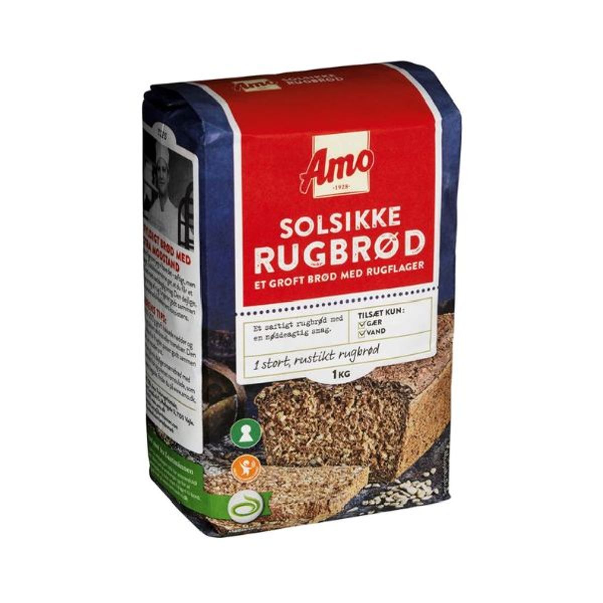 Rugbrødsblanding Solsikke Amo 1kg