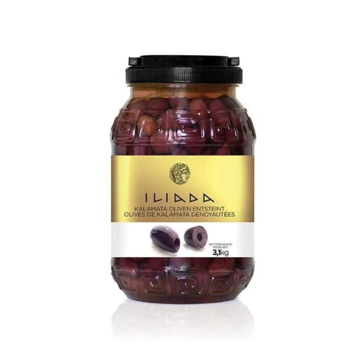 Kalamata Oliven Uden Sten Bt 3,1 Kg