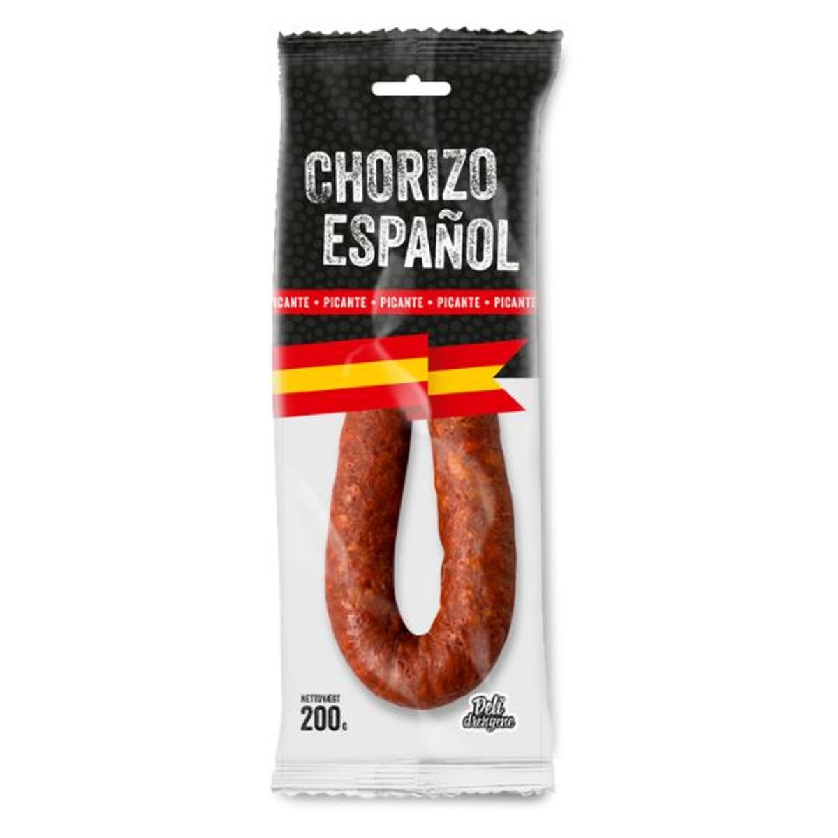 Chorizo Hot Krydret 200g Deli Drengene