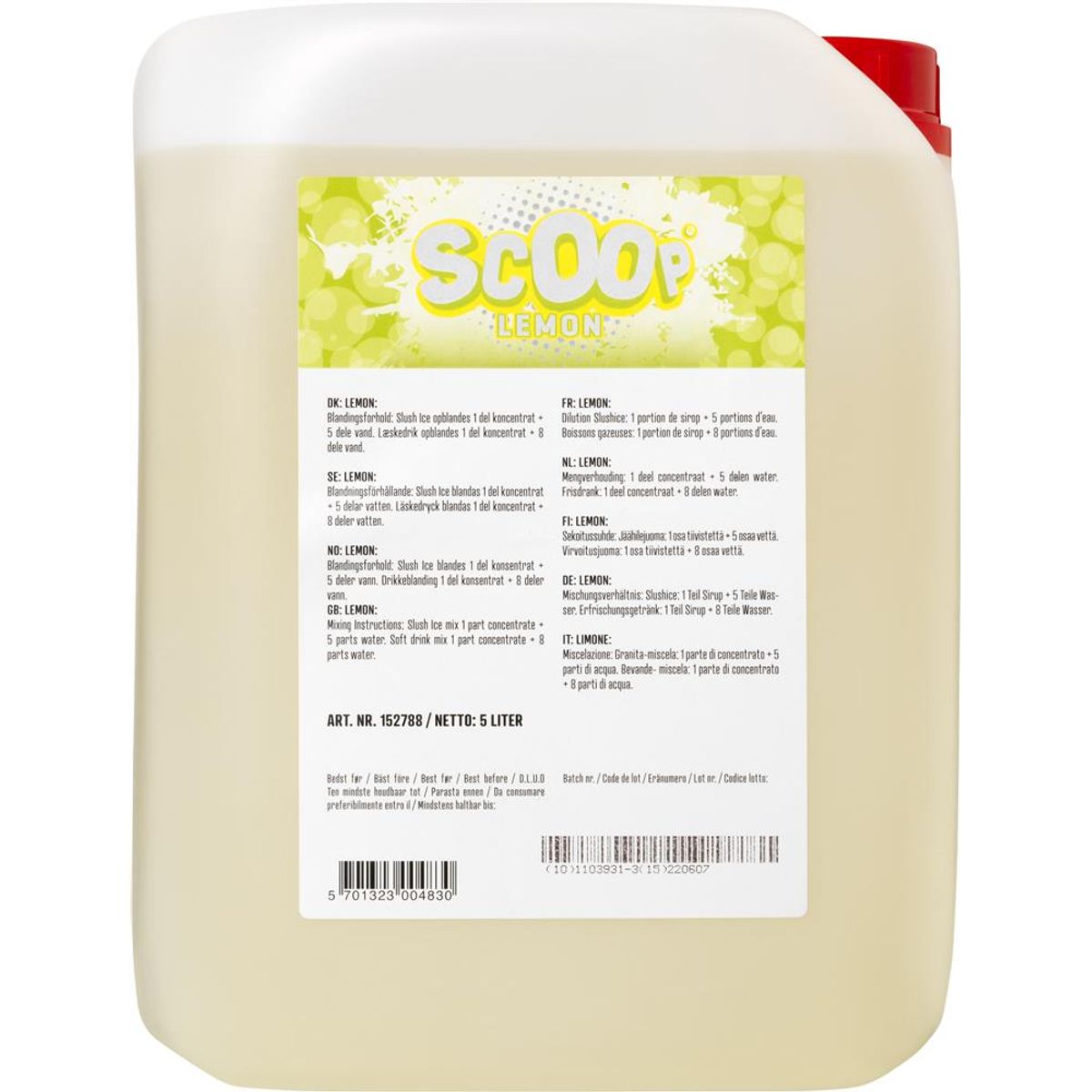 Scoop Slushice Lemon, 5l