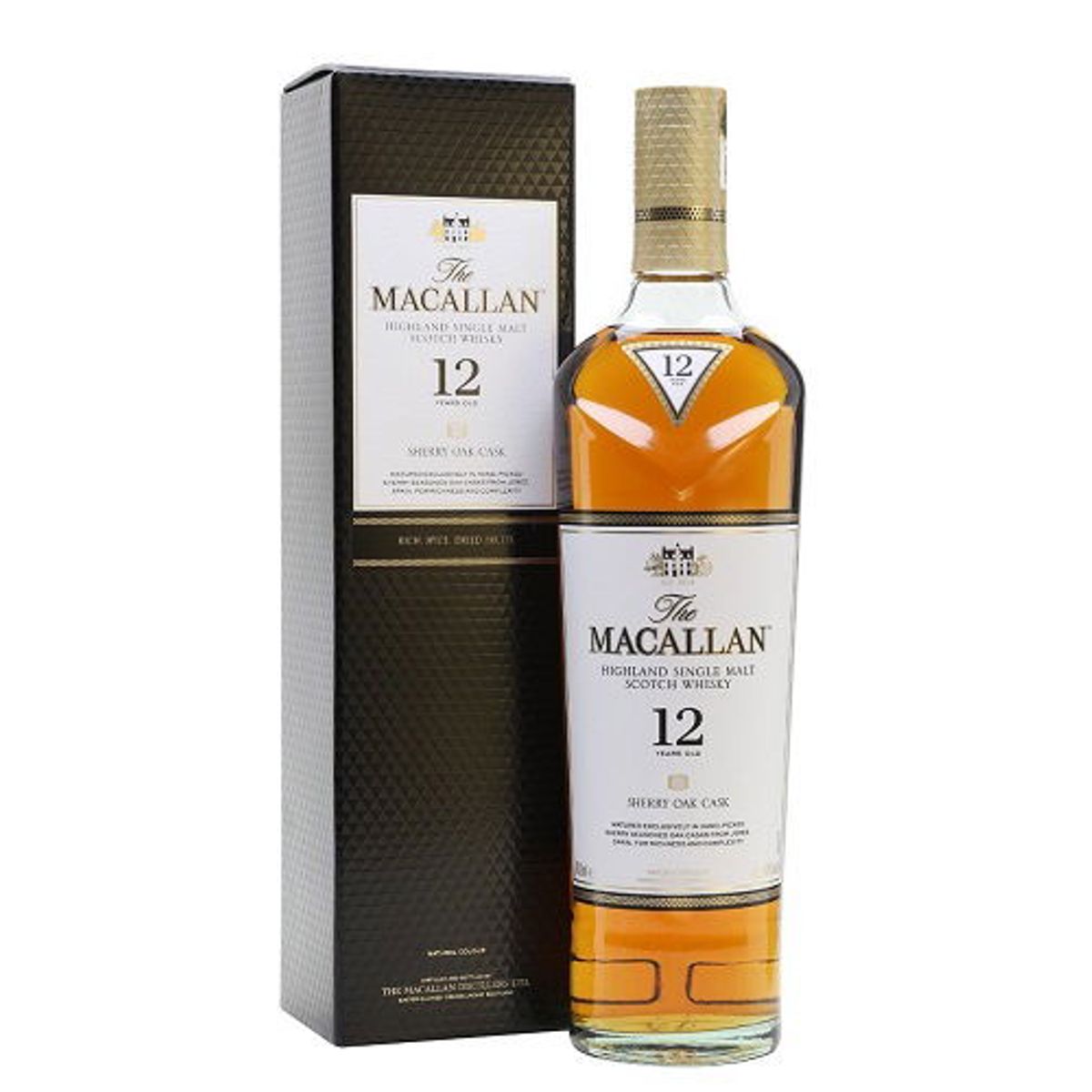 Macallan Sherry Oak 12 Yo Highland Single Malt Fl 70