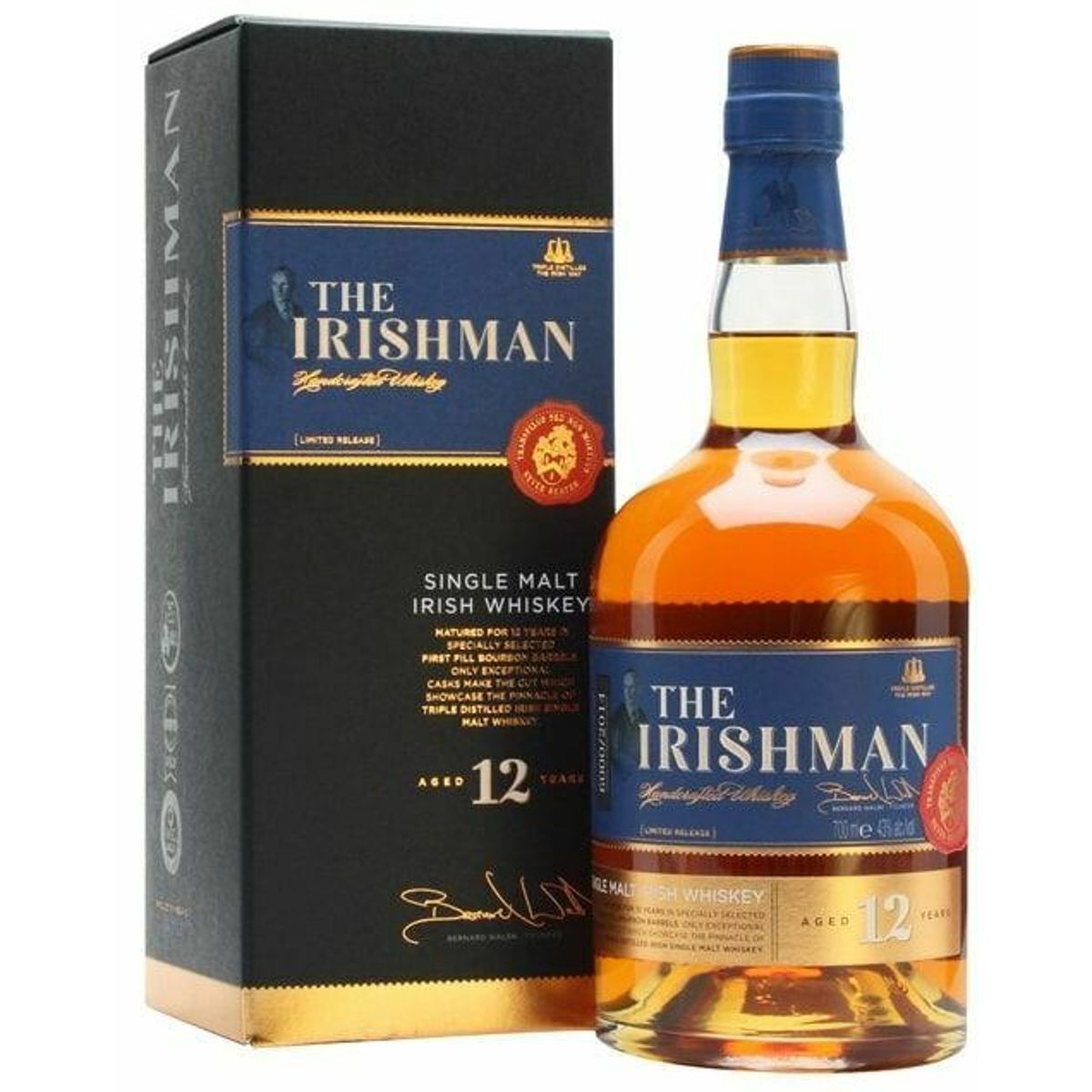 The Irishman 12 Yo Irish Single Malt Fl 70