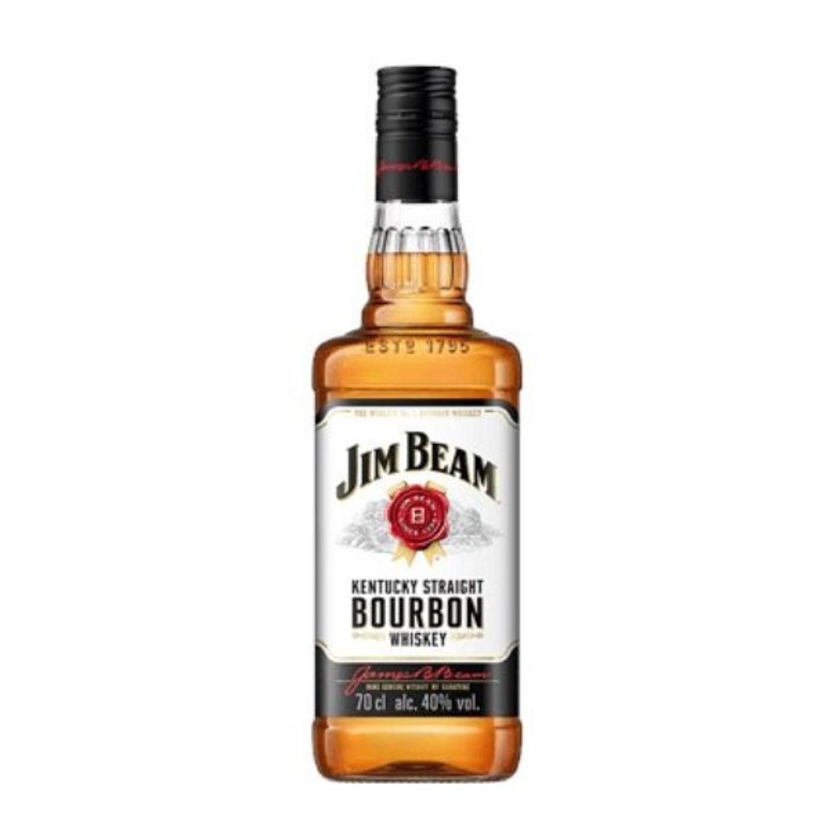 Jim Beam White Label Bourbon Fl 70