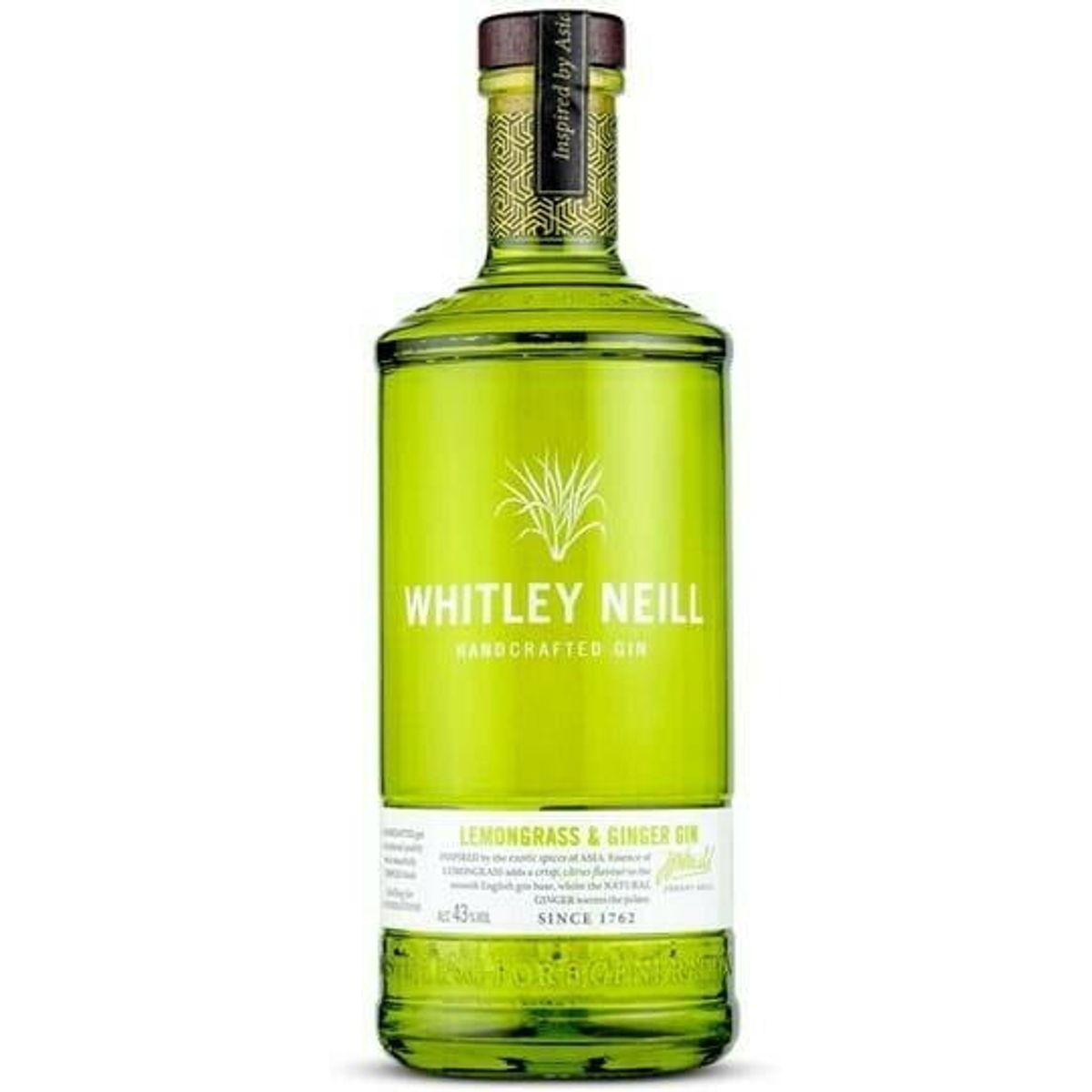 Whitley Neill Lemongrass & Ginger Gin Fl 70