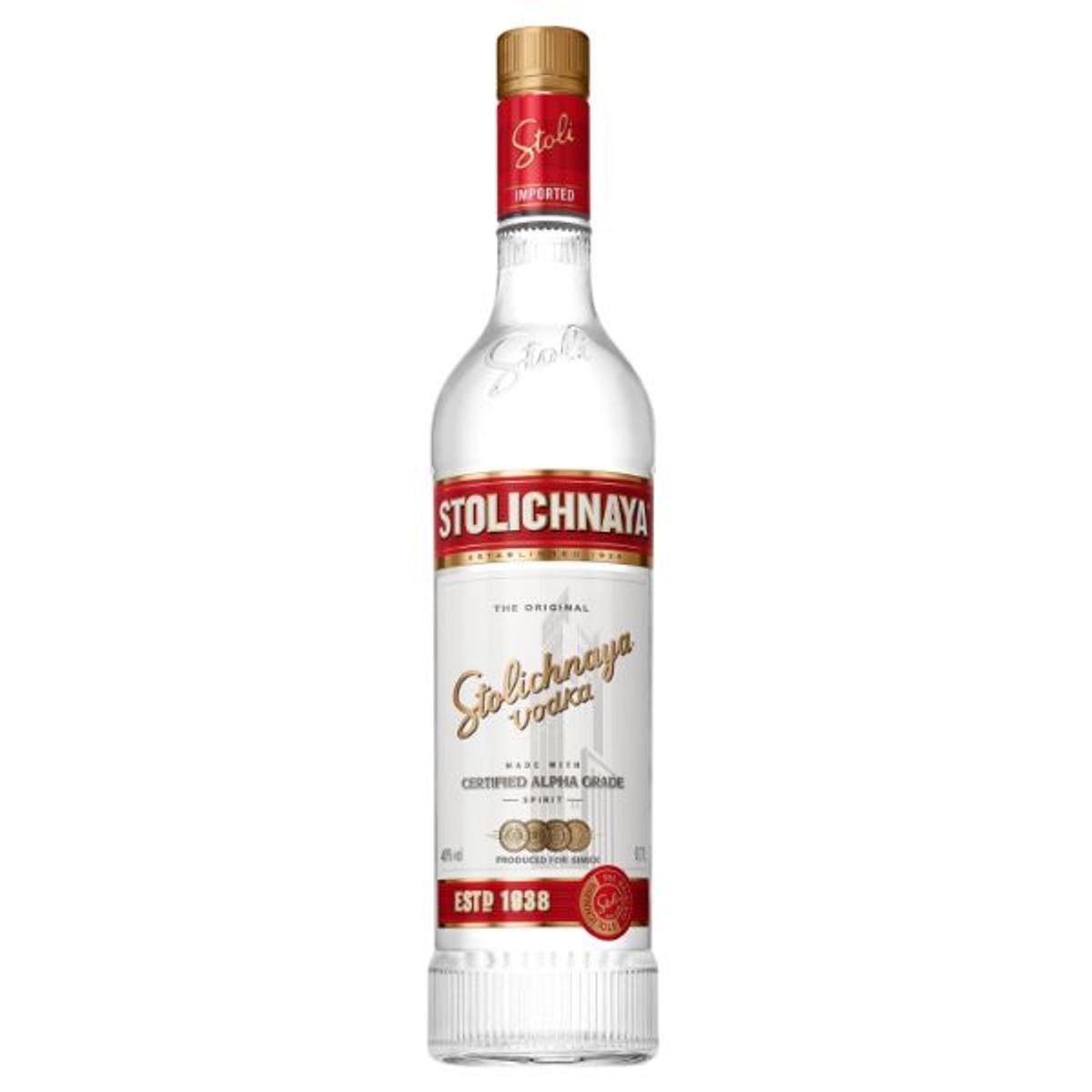 Stolichnaya Vodka Original Fl 70