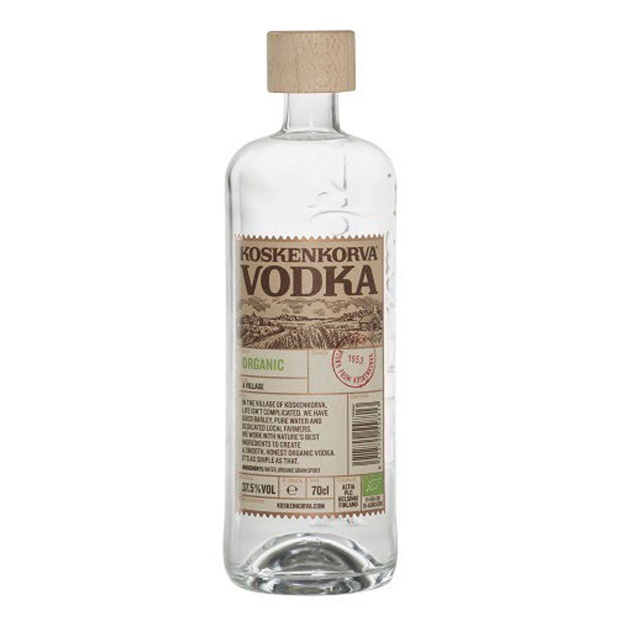 Koskenkorva Vodka Organic, Øko Fl 70