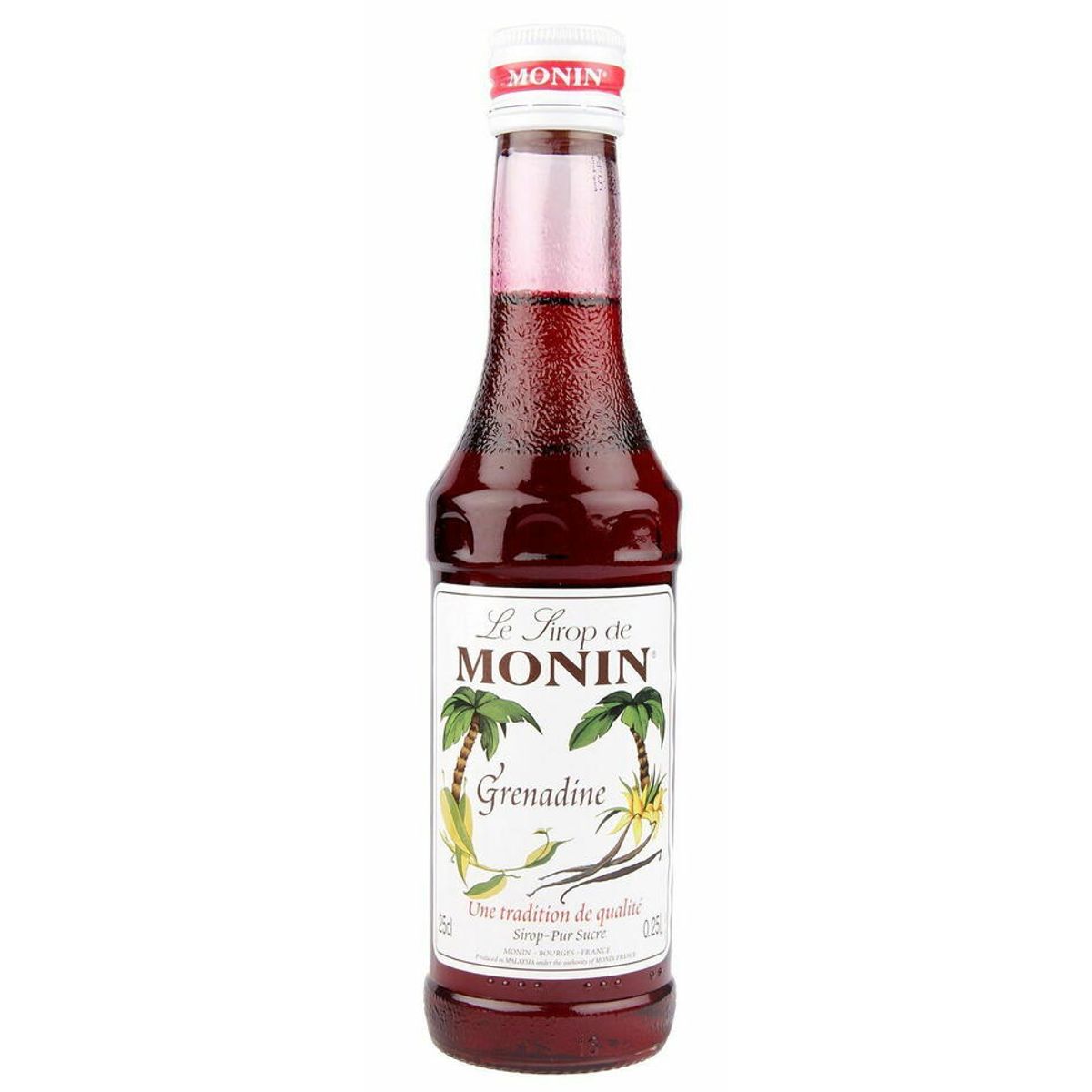 Monin Sirup Grenadine Rød Fl 25