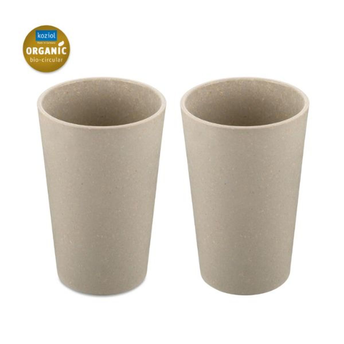 Koziol Connect Cup L 350ml 2 Stk. Dessert Sand