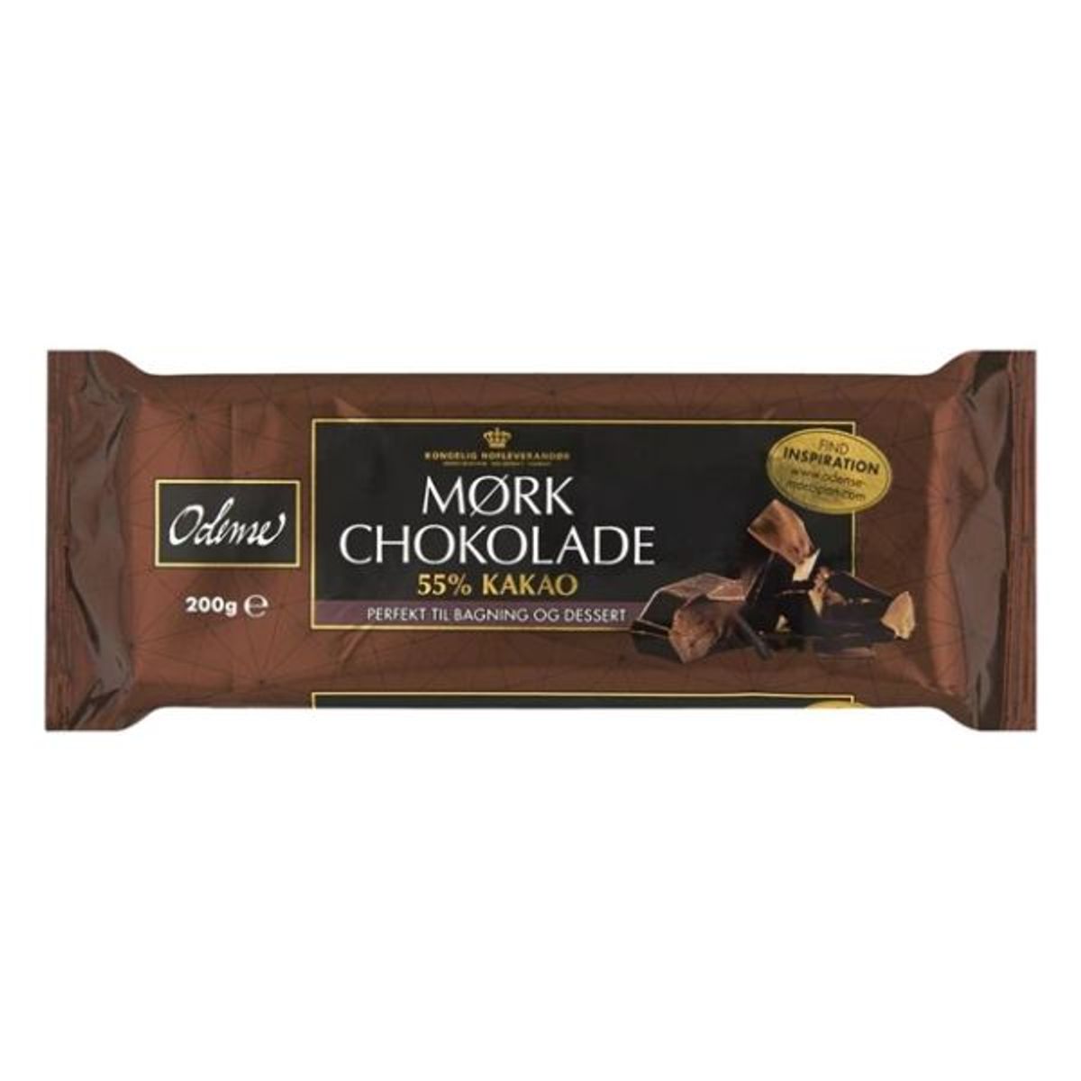 Mørk Chokolade 55% Kakao Odense Marcipan 200g