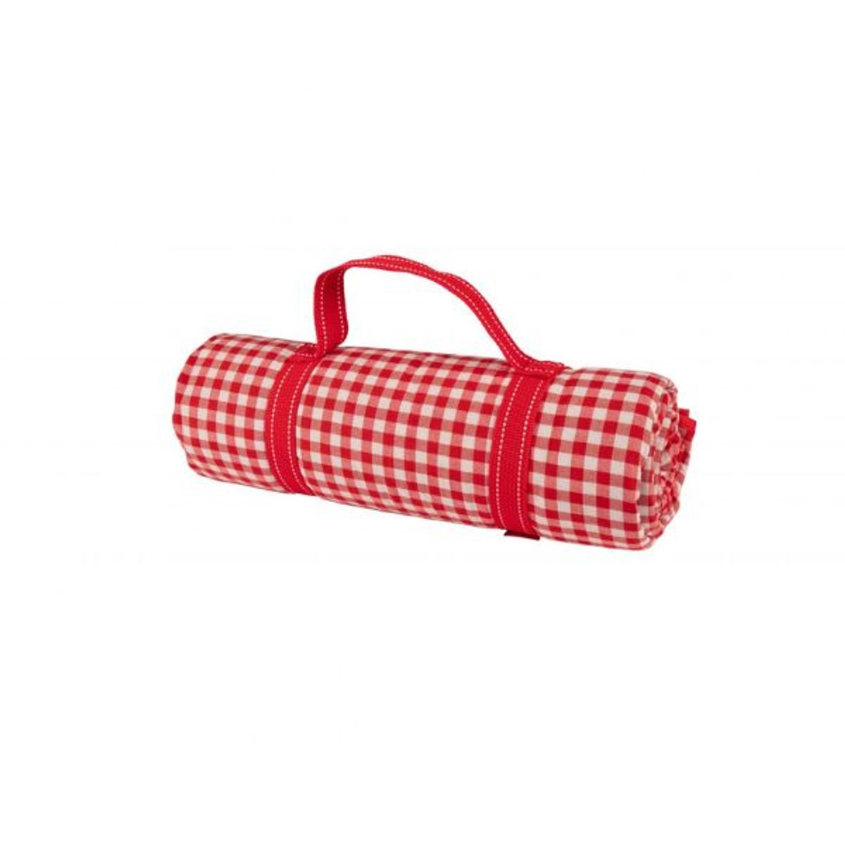 Picnictæppe Rød/hvid Ternet By Bercato ® 150x135cm