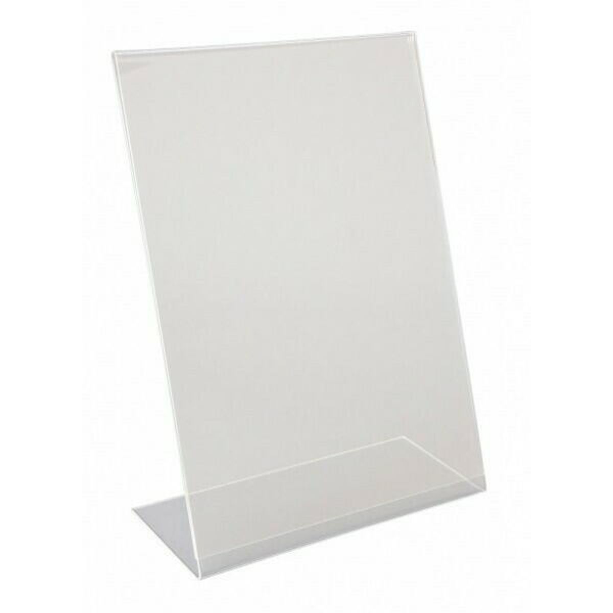 Perspex A4 Menu Holder Vinklet