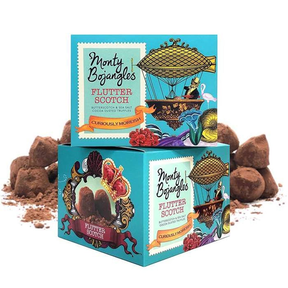 Monty Bojangles Chokoladetrøffel Karamel/havsalt 150 G