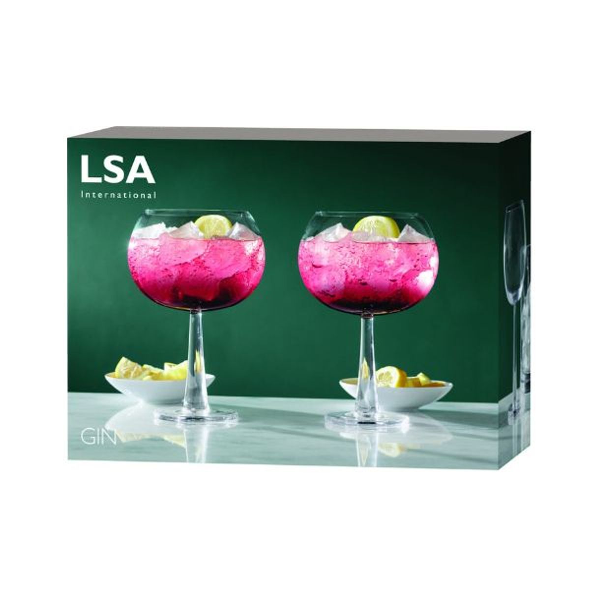 Ginglas Gin Grand Sæt 2 Lsa 690ml, 18,3x12,4x12,4cm